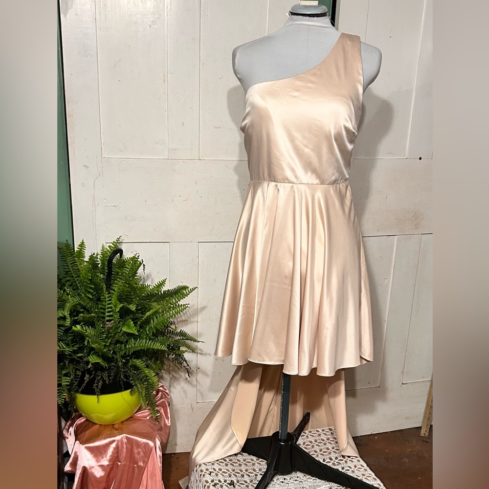 NWT Windsor One-Shoulder Hi-Low Dress Sz XL Party Homecoming Dance